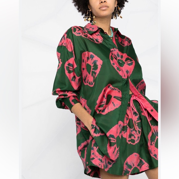 ZIMMERMANN Poppy Relaxed Shirt & Short Set - Picture 3 of 16